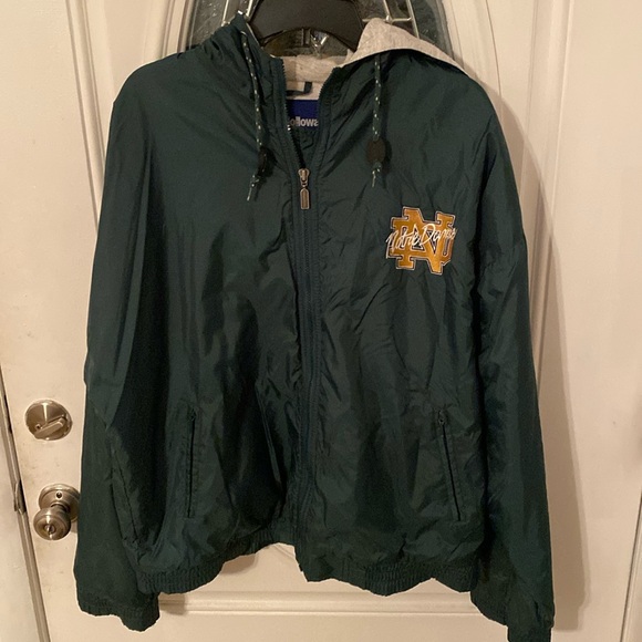Vintage Notre Dame Fighting Irish Windbreaker Jacket – Size XL - Picture 1 of 6